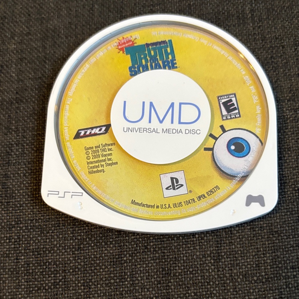 PSP UMD Game - Yellow 2/$12